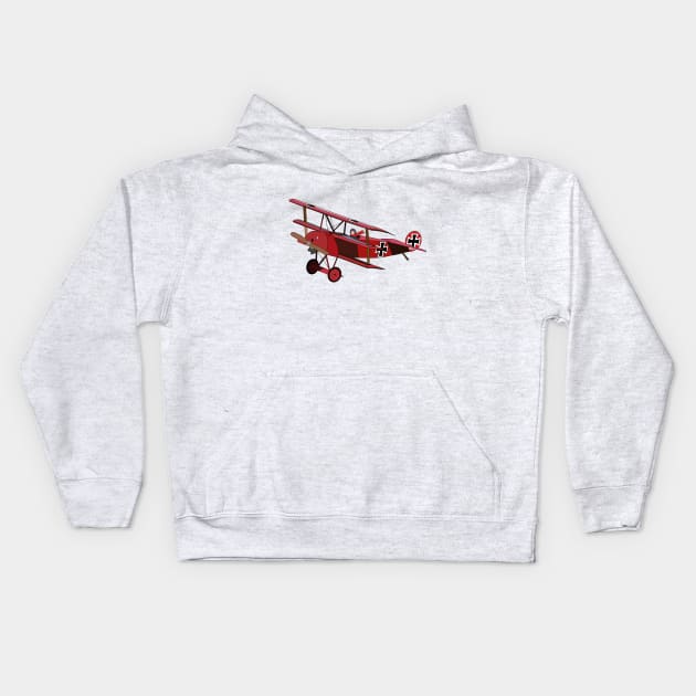 The Red Barron Kids Hoodie by GregFromThePeg